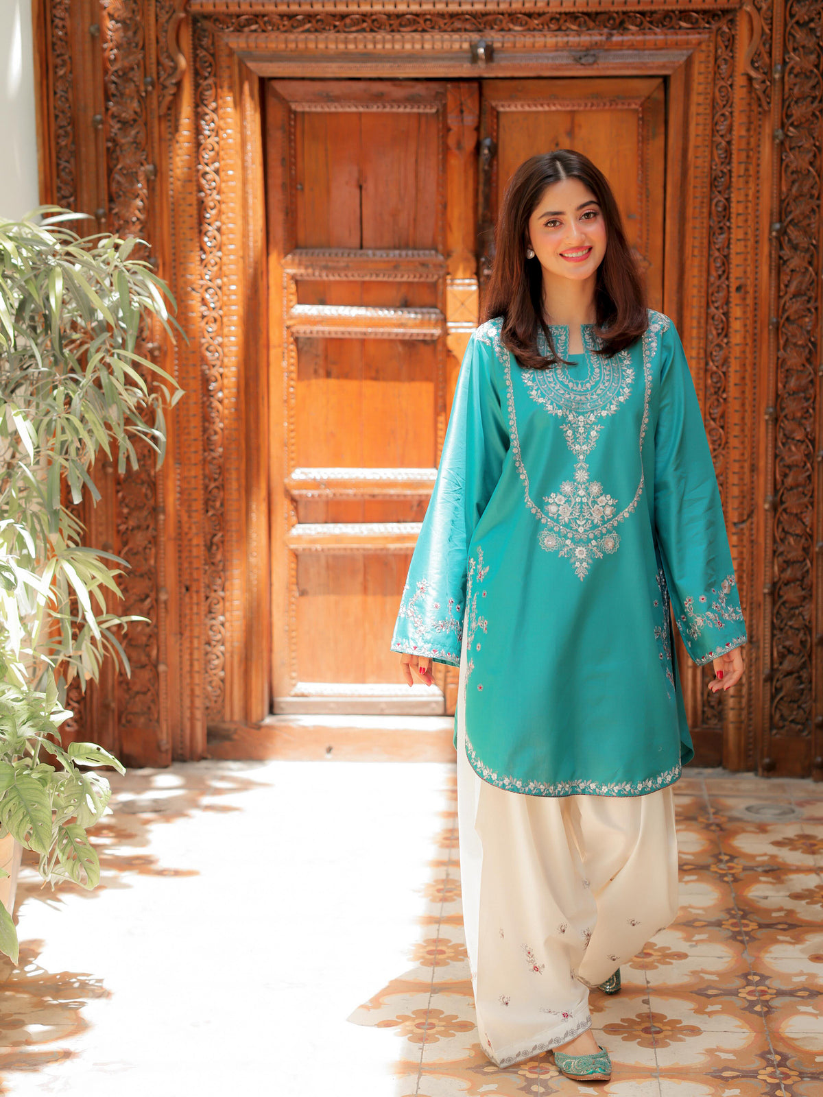 DHANAK EMBRIODERY 2PC