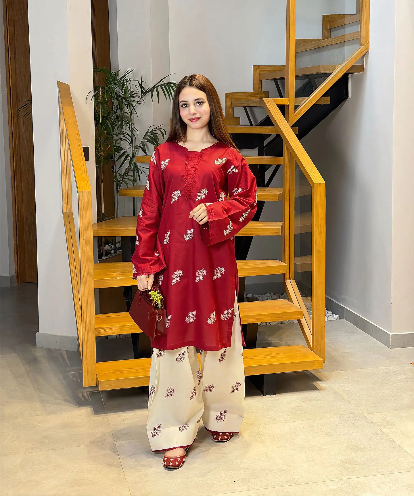 DHANAK EMBRIODERY 2PC