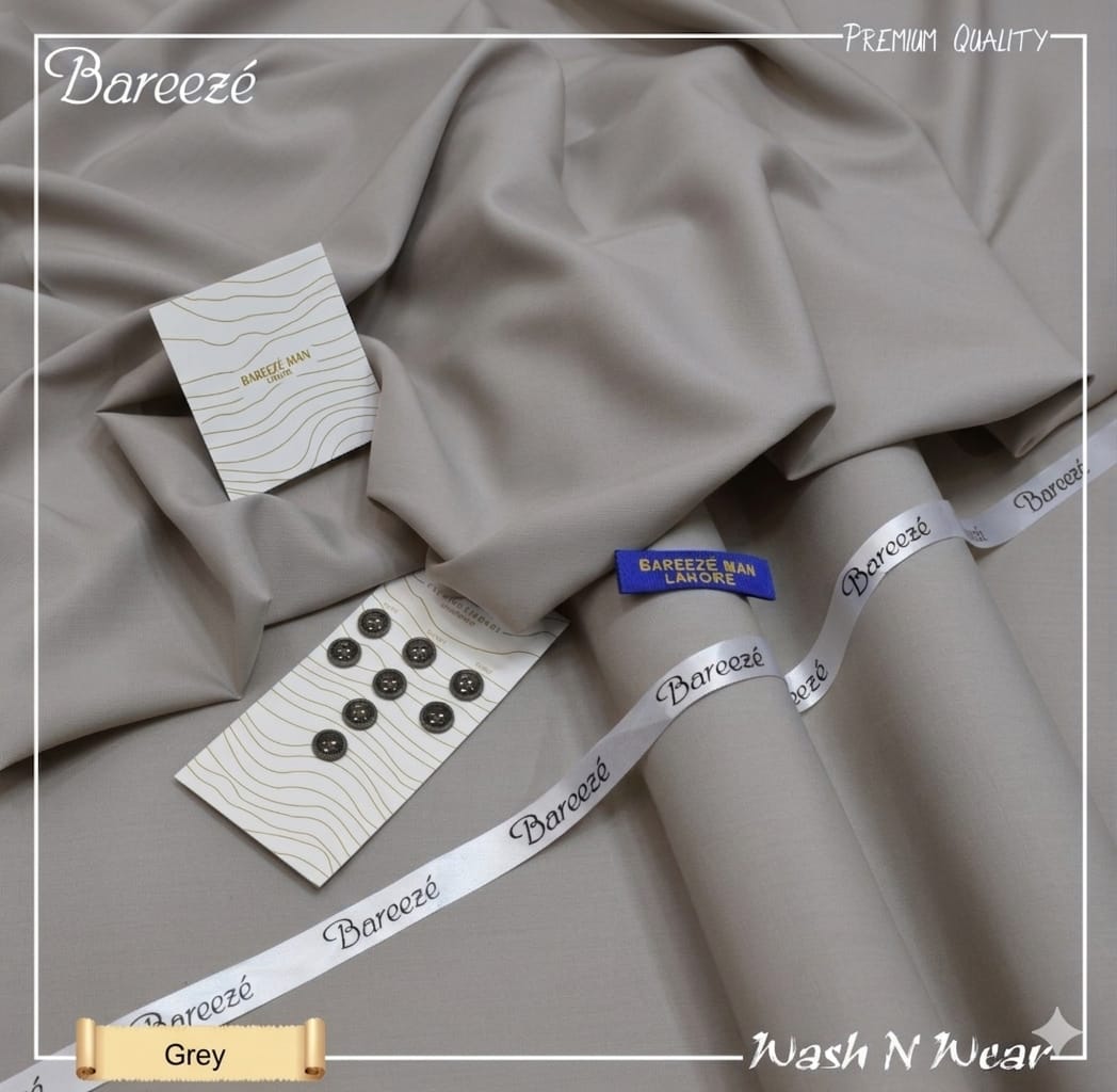 Bareeze Man Luxury Collection: Soft & Wrinkle-Free Wash N Wear Unstitched Shalwar Kameez
