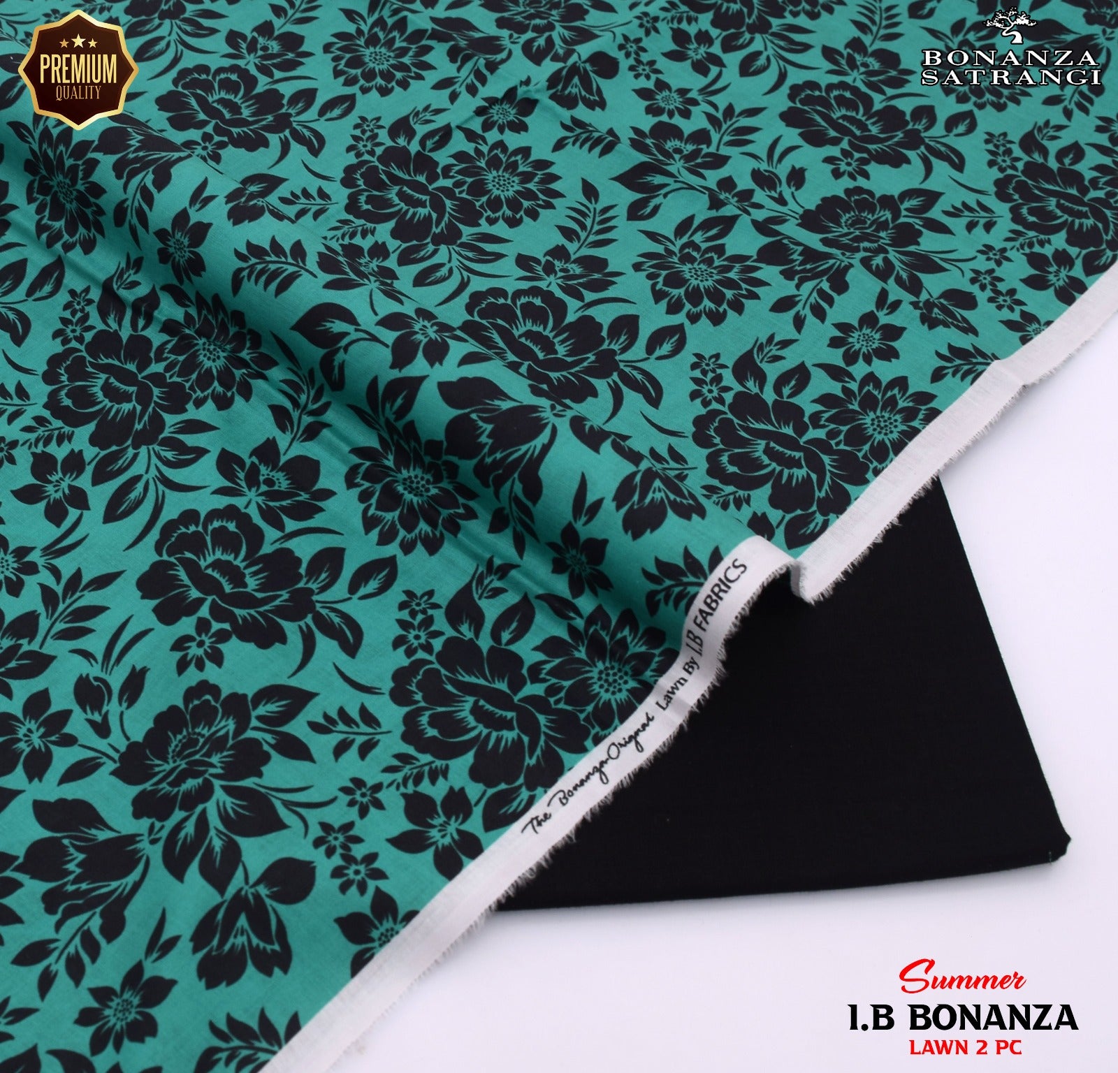 New Premium Bonanza Satrangi Lawn 2-Piece Suit