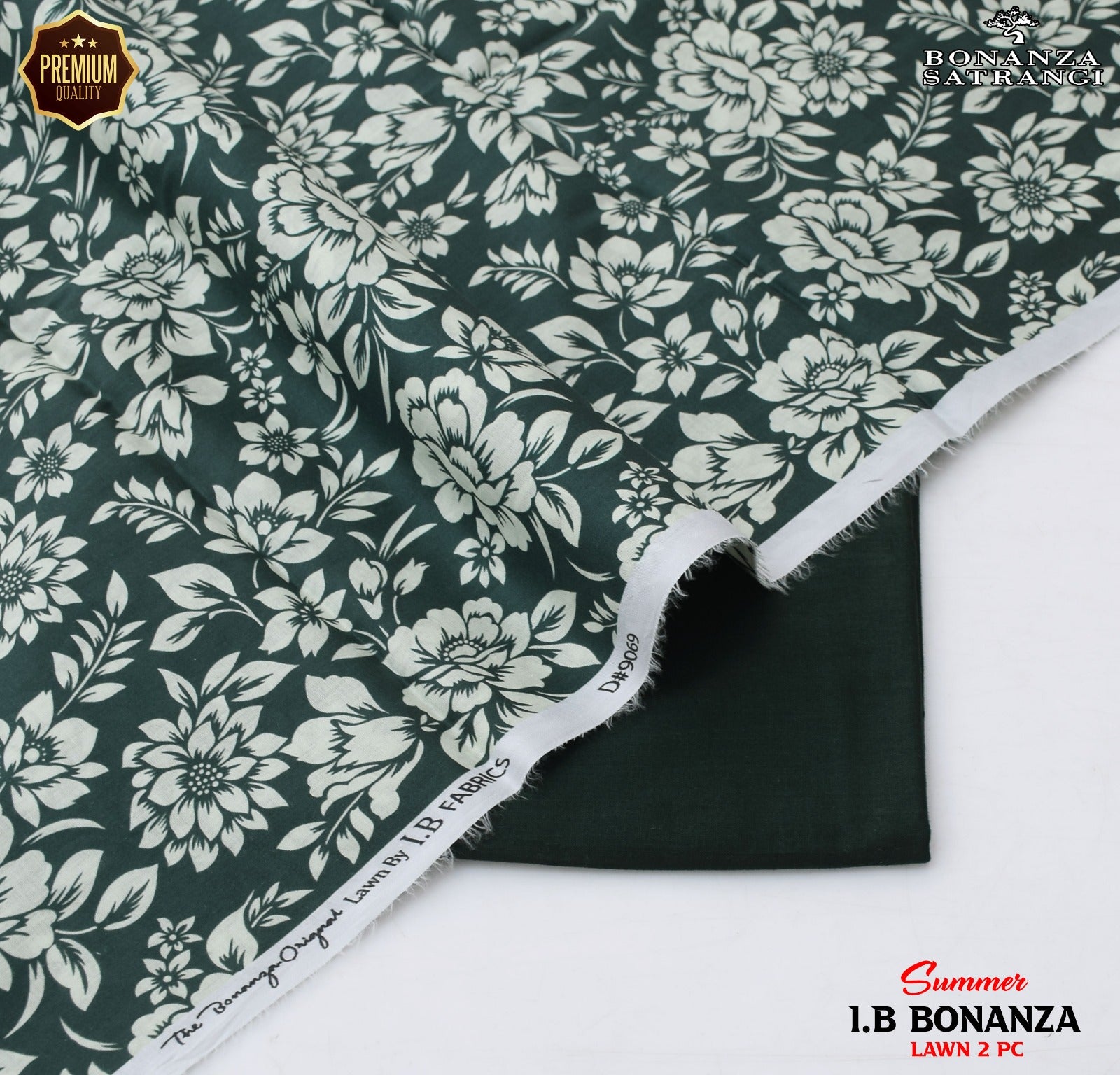 Premium Bonanza Satrangi Lawn 2-Piece Suit