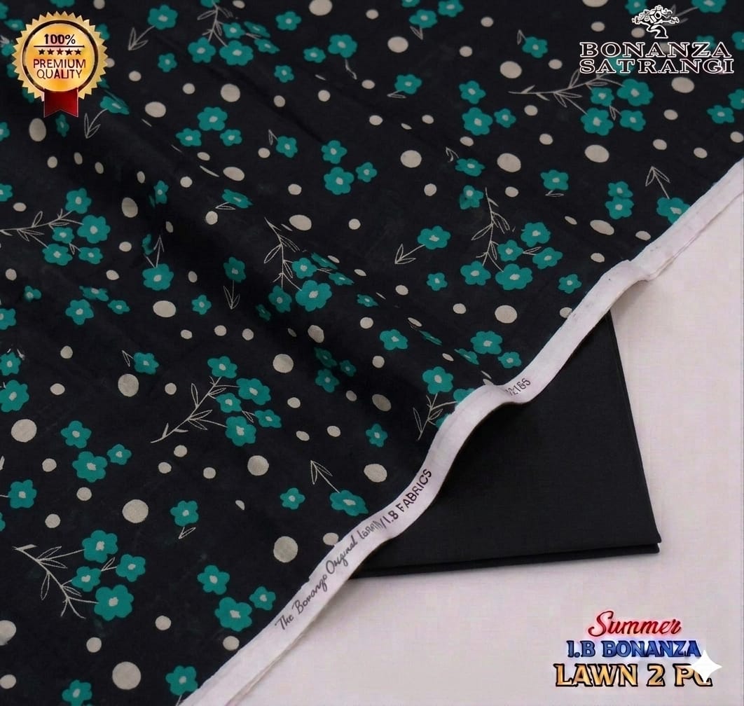 Premium Bonanza Satrangi Lawn 2-Piece Suit