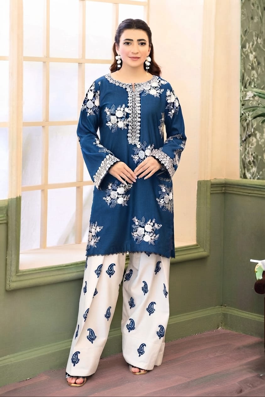 DHANAK EMBRIODERY 2PC