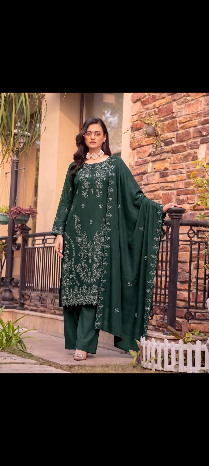 DHANAK EMBRIODERY 3 PC