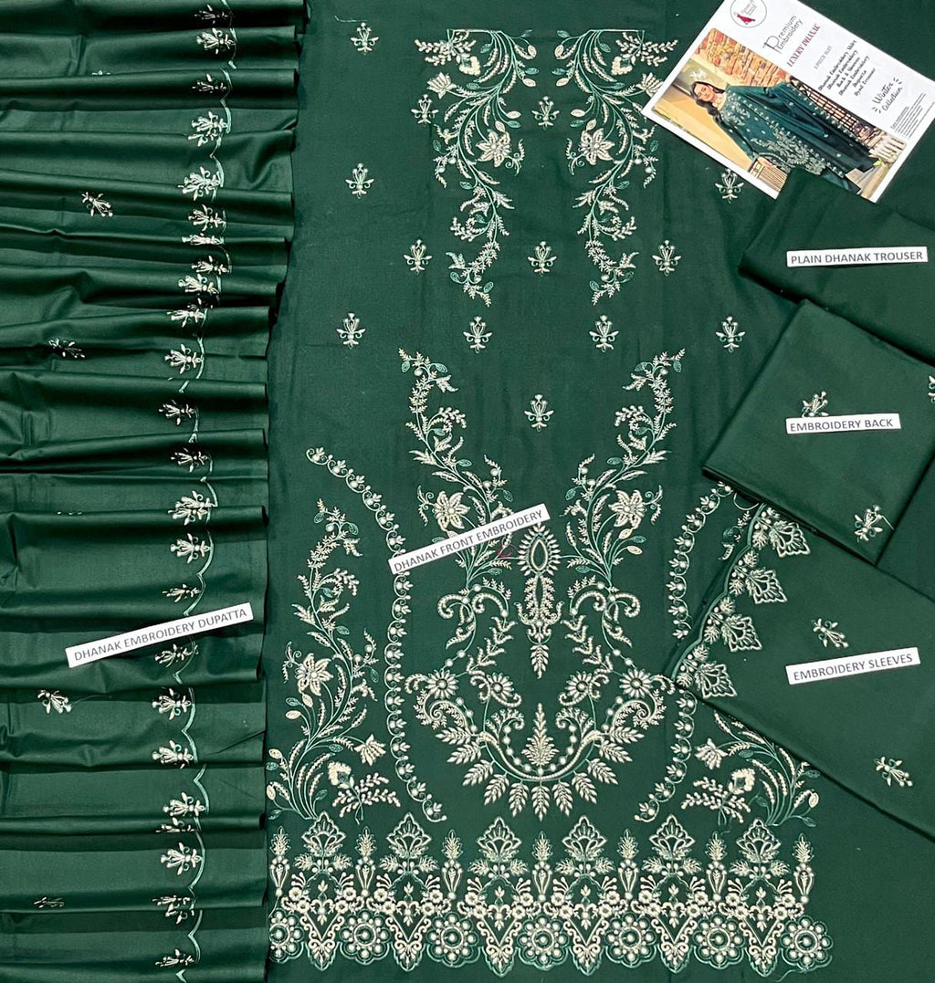 DHANAK EMBRIODERY 3 PC
