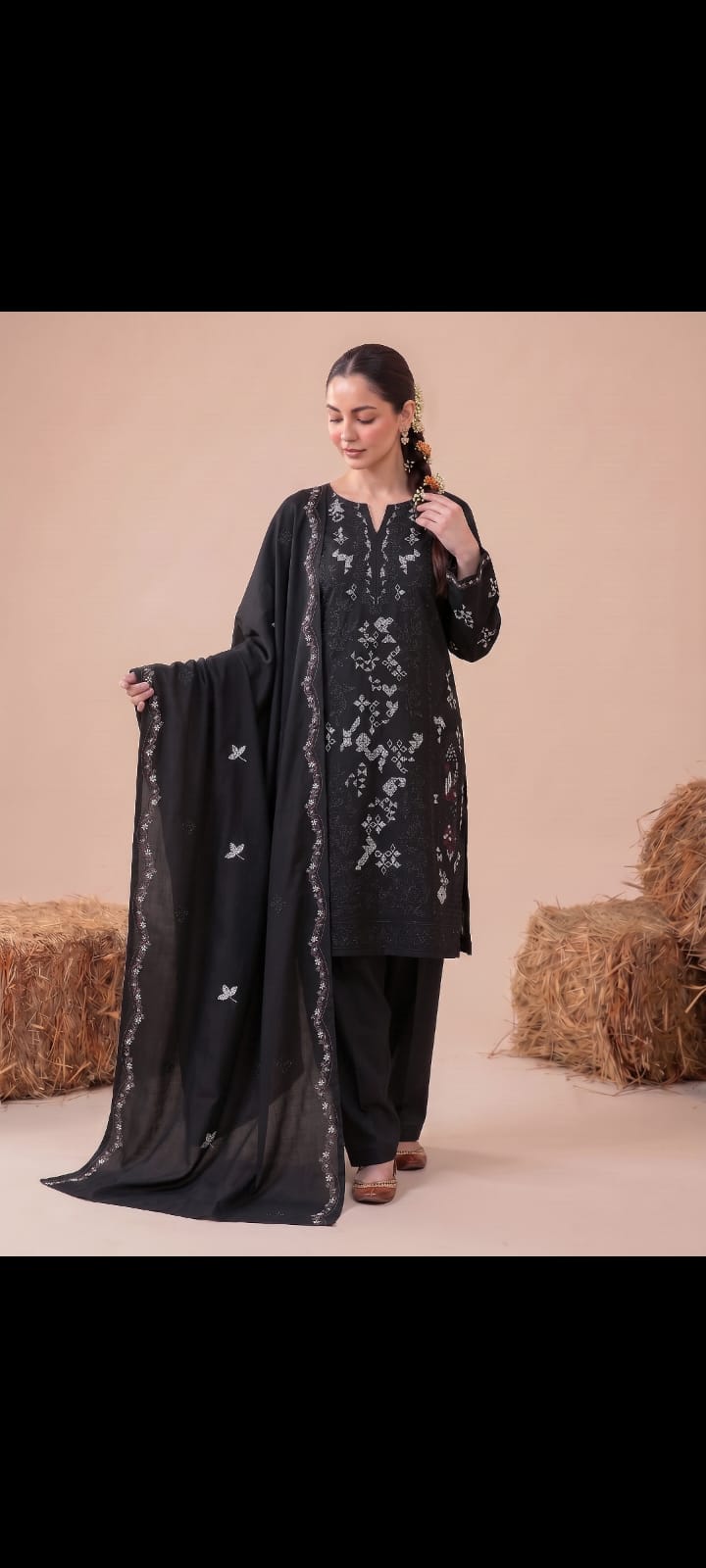 DHANAK EMBRIODERY 3 PC