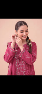 DHANAK EMBRIODERY 3 PC