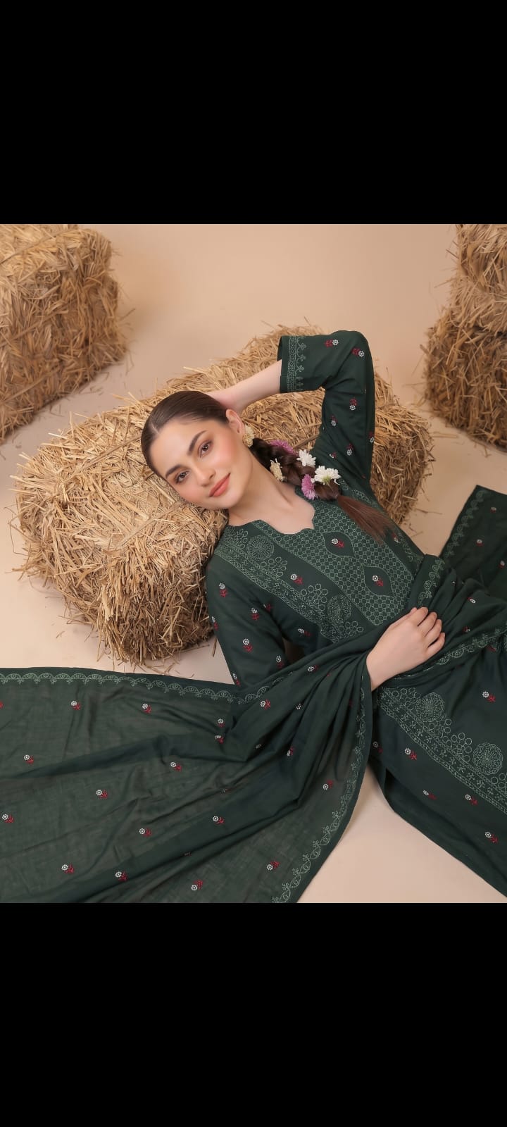 DHANAK EMBRIODERY 3 PC