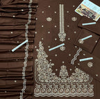 DHANAK EMBRIODERY 3 PC