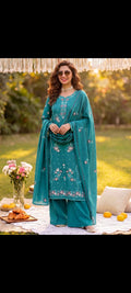 DHANAK EMBRIODERY 3 PC