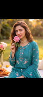 DHANAK EMBRIODERY 3 PC