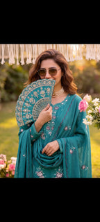 DHANAK EMBRIODERY 3 PC