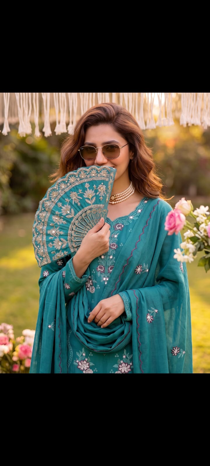 DHANAK EMBRIODERY 3 PC