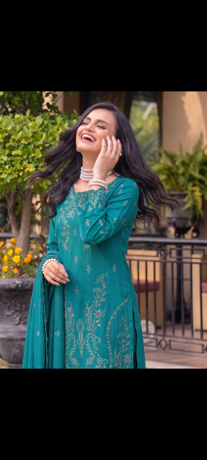 DHANAK EMBRIODERY 3 PC