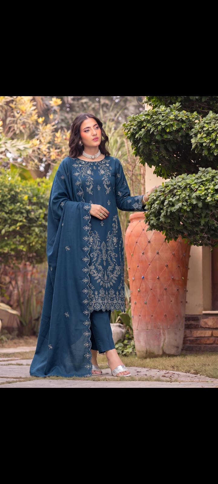 DHANAK EMBRIODERY 3 PC