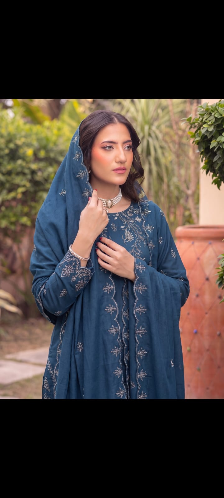 DHANAK EMBRIODERY 3 PC