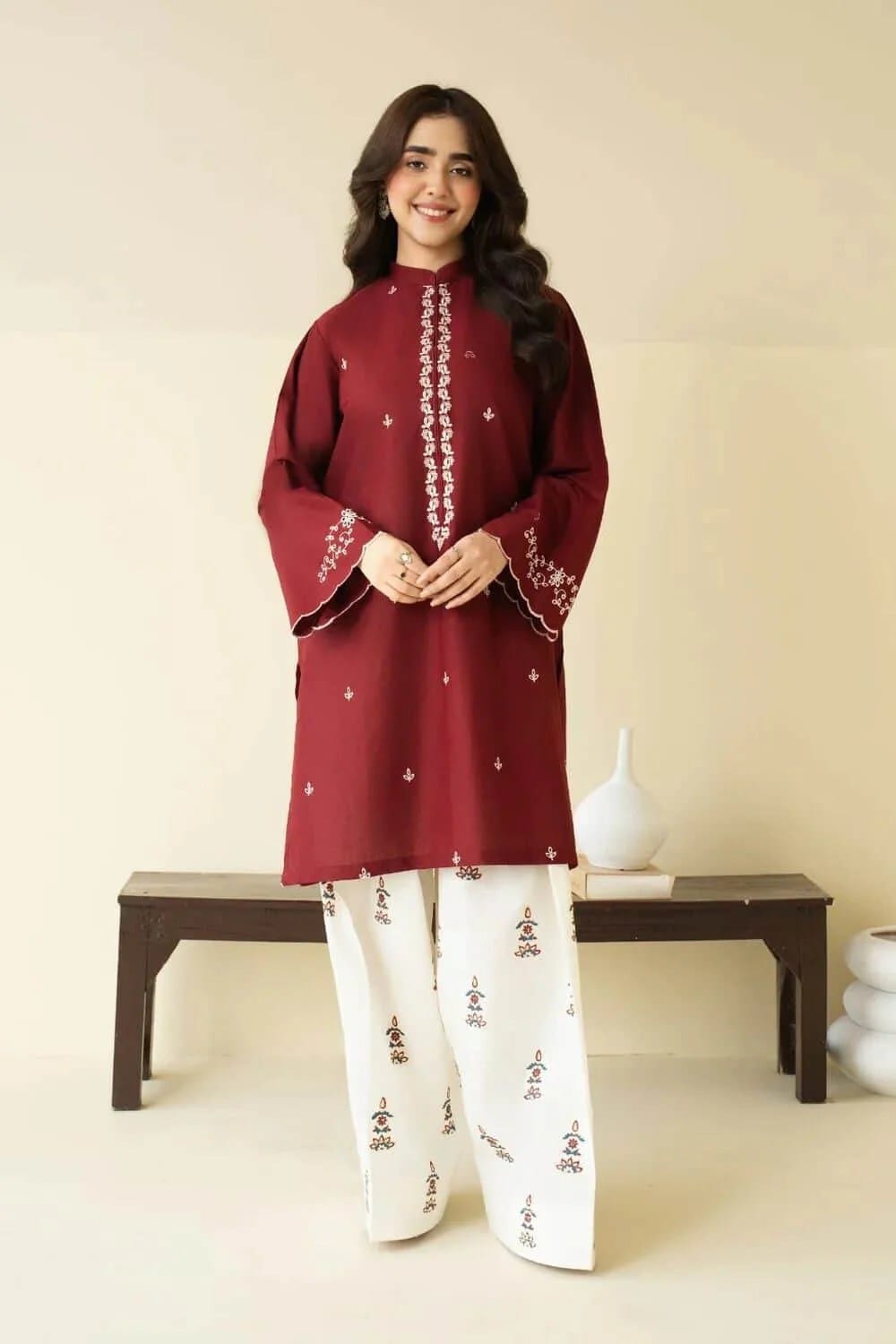 DHANAK EMBRIODERY 2 PC