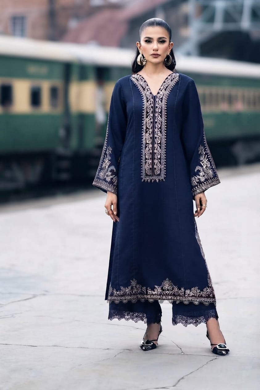 DHANAK EMBRIODERY 2 PC