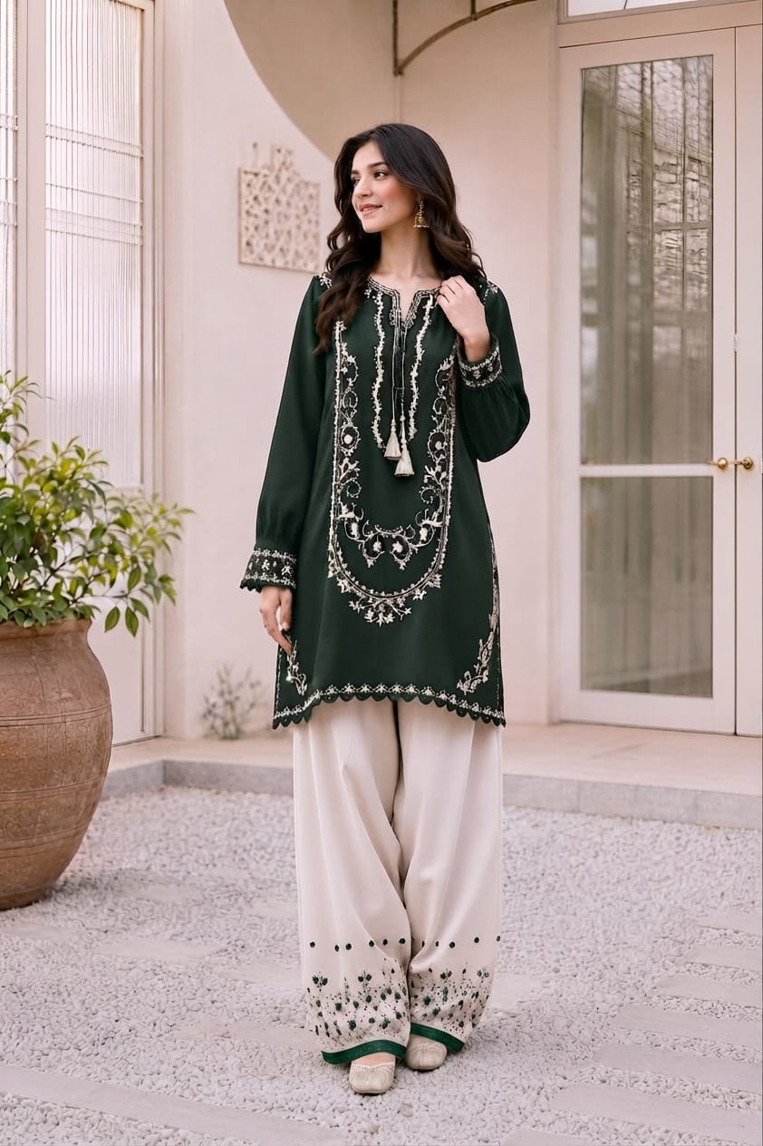 DHANAK EMBRIODERY 2 PC
