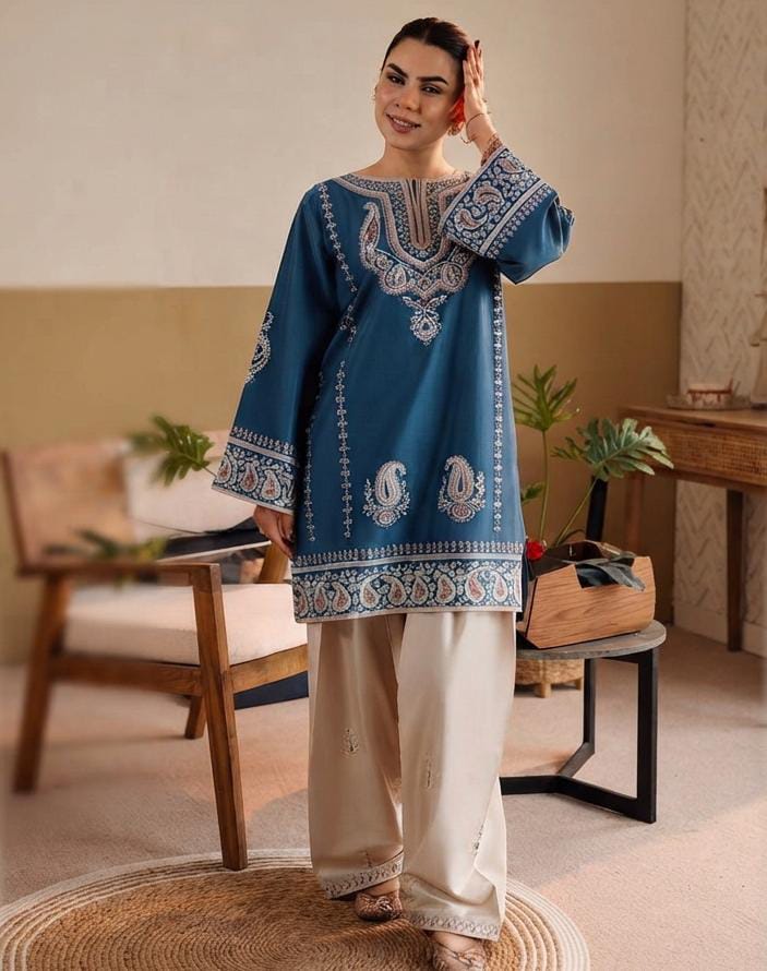 DHANAK EMBRIODERY 2PC
