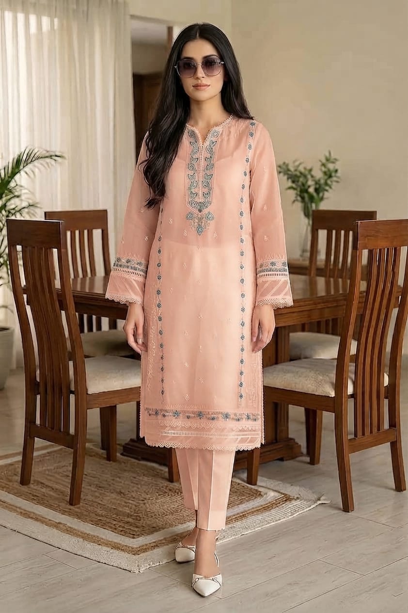 DHANAK EMBRIODERY 2PC