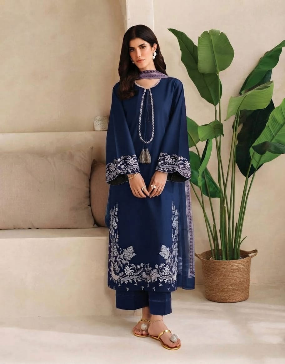 DHANAK EMBRIODERY 2PC