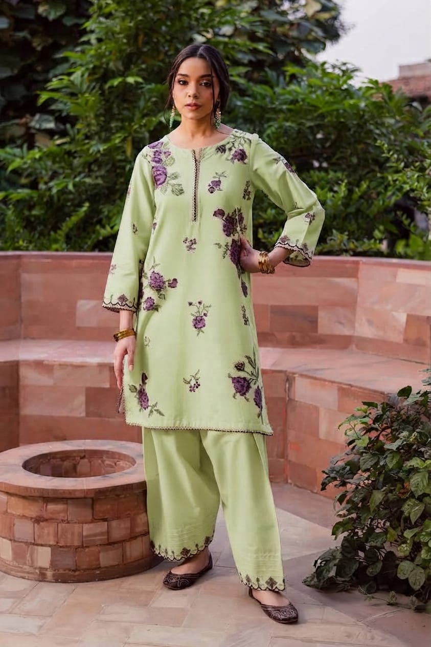 DHANAK EMBRIODERY 2PC