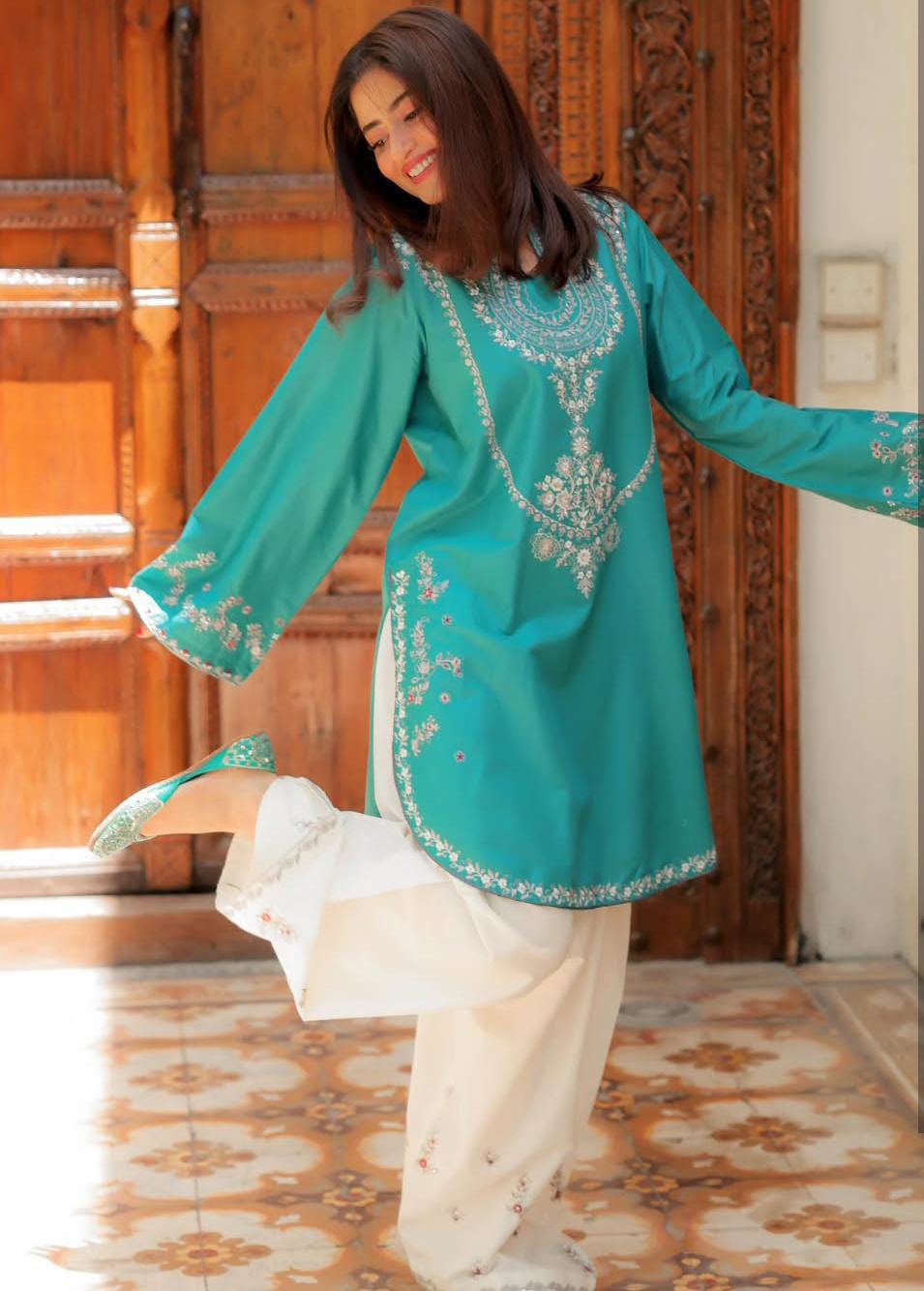 DHANAK EMBRIODERY 2PC