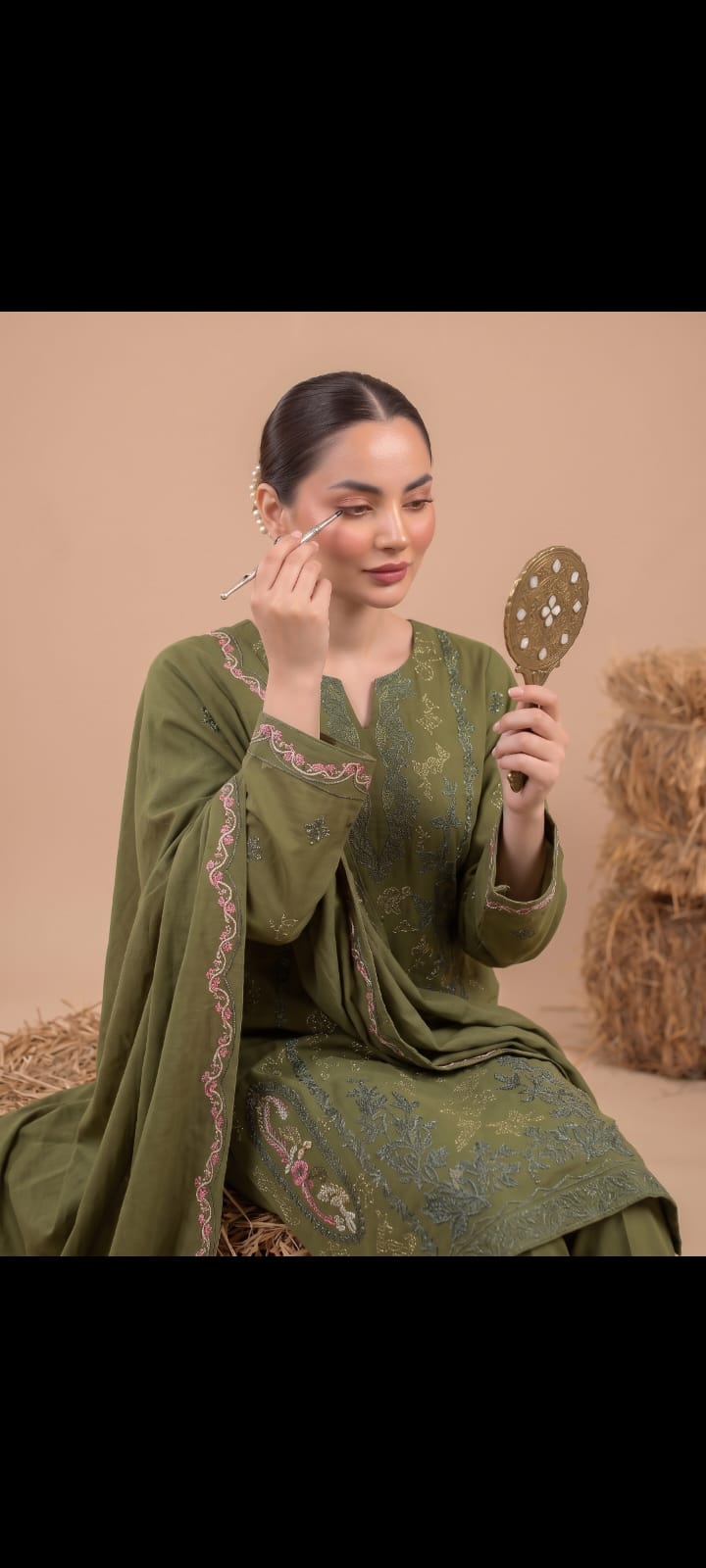 DHANAK EMBRIODERY 3 PC